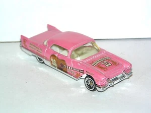 Modern Hot Wheels 57 Pink TENNNESSEE 16 Cadillac **RED LIGHT SPECIAL** - Picture 1 of 3