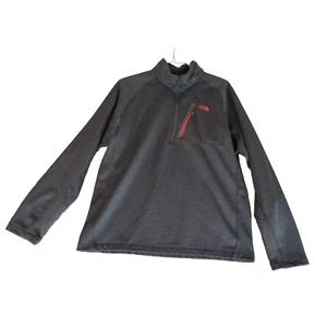 The North Face 1/4 Zip Mens Gray Sweatshirt Pullover Shirt Hiking Sz XL - Picture 1 of 5