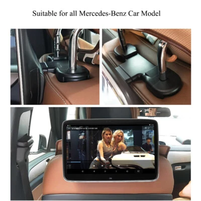 Monitor de reposacabezas de TV para automóvil Android para sistema de entretenimiento de asiento trasero Mercedes-Benz Foto 1 de 4