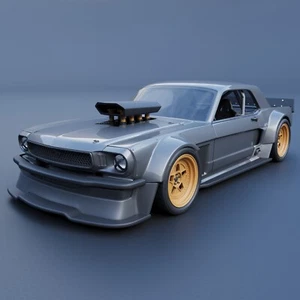 Hoonicorn Mustang Model Kit - 1/24 - 3D Printed - Picture 1 of 23