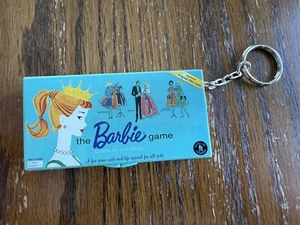 Barbie Basic Fun Queen Of The Prom Keychain Mini Board Game 1999 Complete - Picture 1 of 3