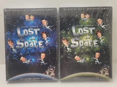 Lost In Space Season 2 Vol 1 & 2 Sealed DVD 8-Disc Set Complete Second Season Foto 1 de 4
