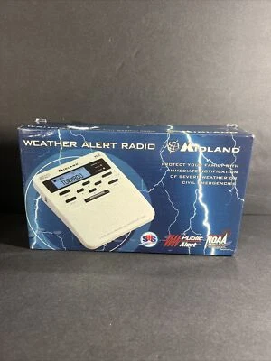 Midland  WR-100 All Hazards Alert Weather Radio NOAA Storm Warning  - exc cond! - Image 1 of 4