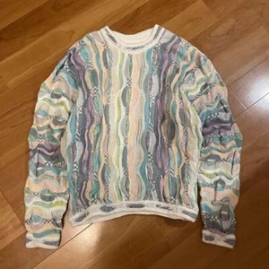 [COOGI] Vintage 3D Strick [1990er-] super selten multicolor GR M Baumwolle  - Bild 1 von 3