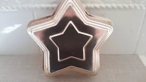 Kupferfarbene STERNFORM Jello Kuchen Süßigkeiten Wandbehang 8" gebraucht - Bild 1 von 6
