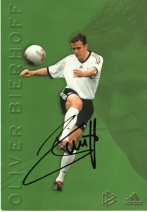 GERMANY & AC MILAN: OLIVER BIERHOFF SIGNED 6x4 ACTION PROMO/PHOTO+COA - Picture 1 of 1