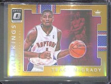 2017-18 Donruss Optic Hall Kings Gold Prizm #17 Tracy McGrady No 4 of 10