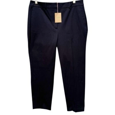 Boden Womens Highgate Ponte Bi-Stretch Ankle Fit Pants Navy Size 10 Petite NWT - Image 1 of 4