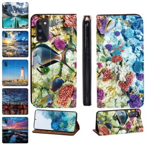 Funda tipo billetera con soporte de cuero PU - para Samsung Galaxy A06/A16/A35/A55/S25 - Imagen 1 de 30