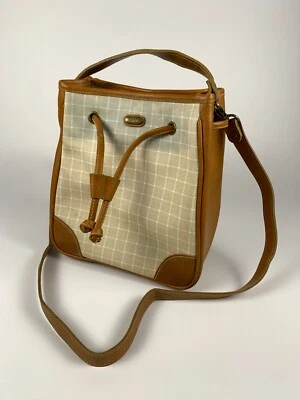 Esprit Vintage Purse Plaid Faux Leather Handbag 90s 00s style Women's Accessory - Image 1 of 4