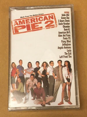 AMERICAN PIE 2 SOUNDTRACK BLINK 182 SUM 41 (2001) SEALED CASSETTE MADE IN TURKEY - Image 1 of 2