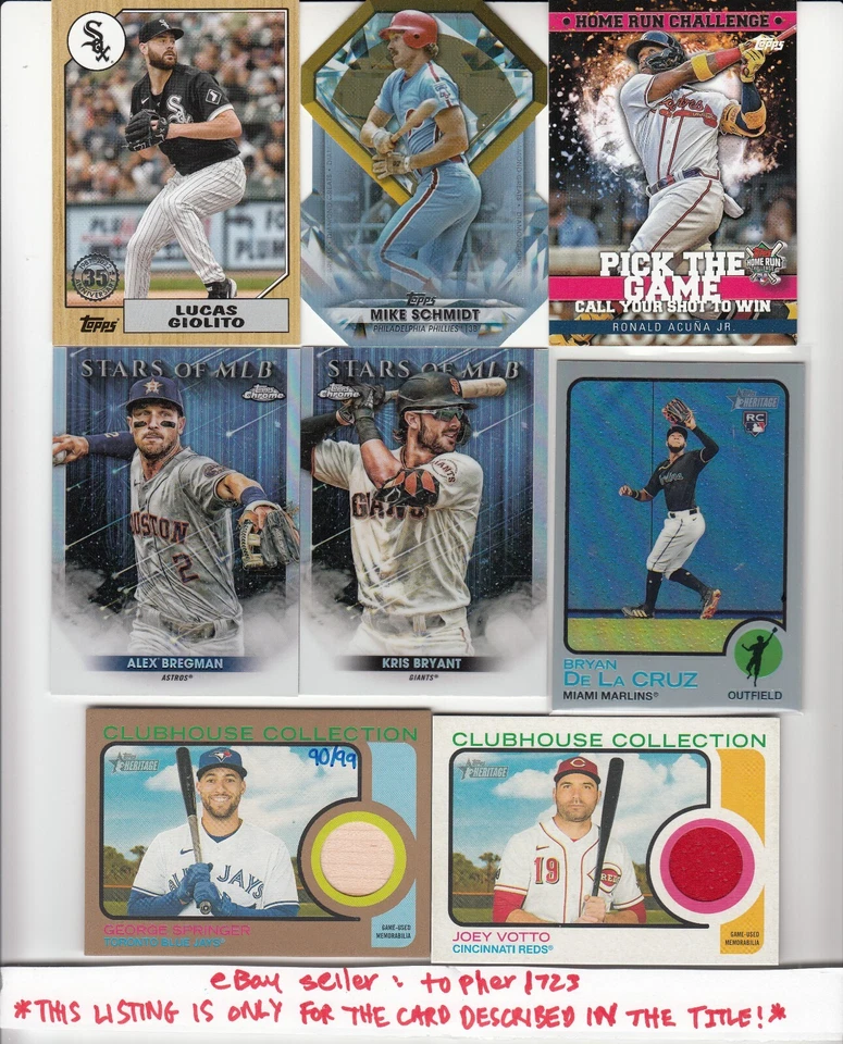 2022 Topps S1 Insert Diamond Greats Die-Cut MIKE SCHMIDT #22 Phillies - Image 1 of 1