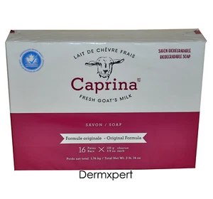 Caprina Saponetta Fresca Latte di Capra Formula Originale 110g/3,9oz x 16 Pack -SIGILLATA - Foto 1 di 2