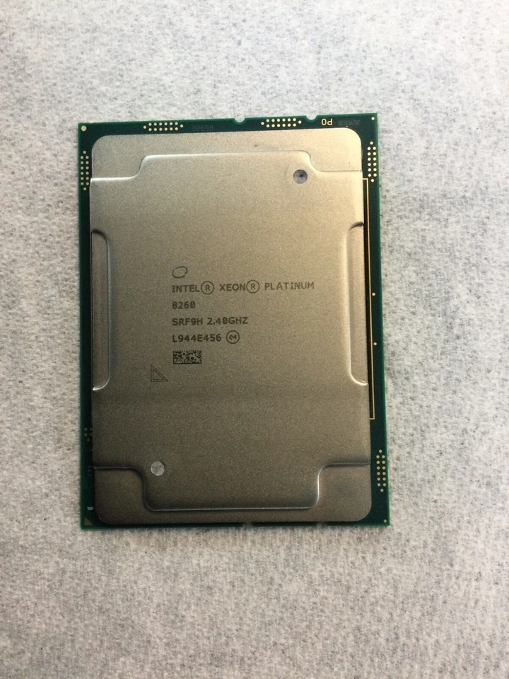 Intel Xeon Platinum 8260 Processor SRF9H 24-CORE 2.4GHZ CD8069504201101 - Image 1 of 1