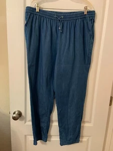 RUBY RD DENIM-LOOK PANTS - 16 W - Picture 1 of 5