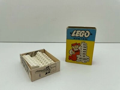 LEGO® 50er 50s Jahre Schachtel Mursten  BOX Vintage OVP ORIGINAL NR 215 AA - Bild 1 von 4