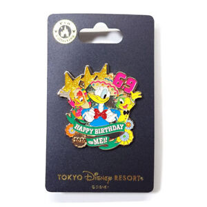 Tokyo Disney Resort Donald Birthday Pin Badge Jose Carioca Panchito