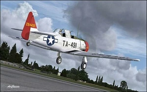 Planos a escala: North American AT-6/SNJ Texan de Cal Smith (1952) - Imagen 1 de 4