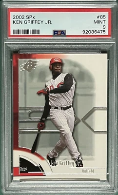 2002 Upper Deck SPx KEN GRIFFEY JR #85 2016HOF LowPOP  *BEAUTIFUL*  PSA 9 MINT ! - Image 1 of 2