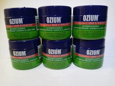 Ambientador de aire de coche con gel eliminador de humo y olores Ozium 6 Outdoor Essence 4,5 oz Foto 1 de 4