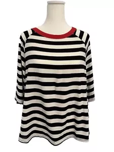 Dokotoo Women’s Casual 3/4 Sleeve Loose Tops Lightweight Hit Sweater Size L - Picture 1 of 8