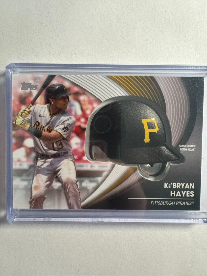K227,424 - 2022 Topps Commemorative Batting Helmet Relics #BHKH Ke'Bryan Hayes - Image 1 of 1