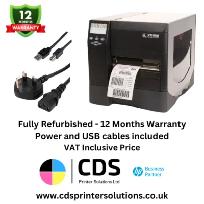 Zebra ZM600 200dpi 6" DT & TT Thermal Label Printer ZM600-201E-0100T & Warranty - Image 1 of 4