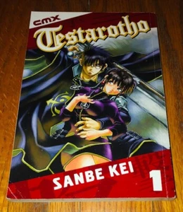 Libro de bolsillo comercial Testarotho volumen 1 Sanbe Kei manga inglés CMX GN FUERA DE IMPRENTA - Imagen 1 de 1