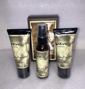 Wen Sweet Almond Mint Cleansing Conditioner Travel Kit,Replenishing Mist Sealed - Picture 1 of 10