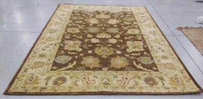 BROWN / IVORY 9' X 12' Back Stain Rug, Reduced Price 1172708590 BRG136B-9 - Image 1 of 4