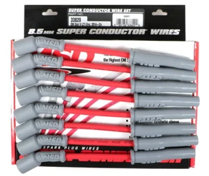 Juego de cables de bujía MSD Super Conductor rojo para camioneta Chevy GMC Camaro Corvette - Imagen 1 de 8