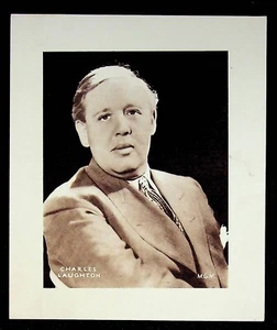 Revista de películas original de Charles Laughton de la década de 1940 foto foto fija de retrato - Imagen 1 de 2