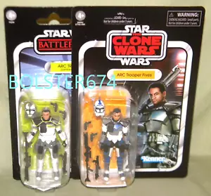 ARC TROOPER LAMBENT SEEKER VC236 & FIVES VC172 Star Wars 2022 Vintage 3.75" - Picture 1 of 23