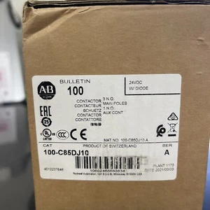 ALLEN BRADLEY. 100-C85DJ10. 24VDC1NO. Nuevo en caja. STOCK GA USA - Imagen 1 de 1