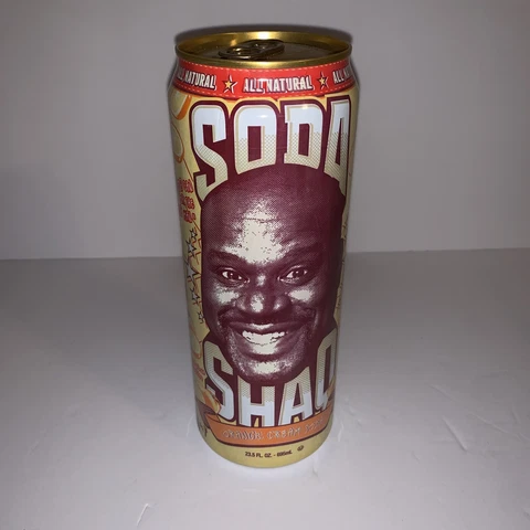 Arizona Soda Shaq Shaquille O’Neal Orange Cream New 23.5oz Orlando Magic NBA Cover