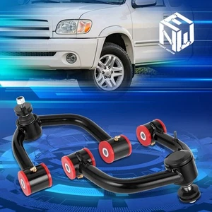 Front Upper Control Arms Suspension for 2000-2007 Toyota Tundra Sequoia Black - Picture 1 of 6