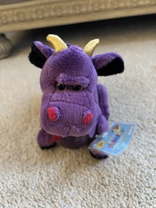 Webkinz Ganz lila Kaiserdrache (HM178) Plüschtier Stofftier mit Code - Bild 1 von 10