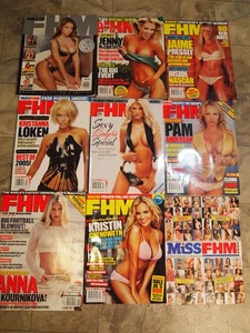 Lot Of 9 FHM Magazine From Early 2000 / Magazine / Miss FHM - Picture 1 of 7