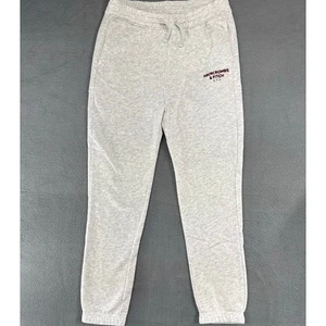 Abercrombie Fitch Girls Jogger Sweatpants 11/12 Stretch Waist Pull On Sport Gray - Picture 1 of 9