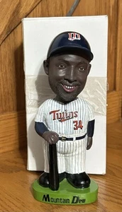 Kirby Puckett Bobblehead Minnesota Twins Béisbol SGA Mountain Dew con Caja - Imagen 1 de 2