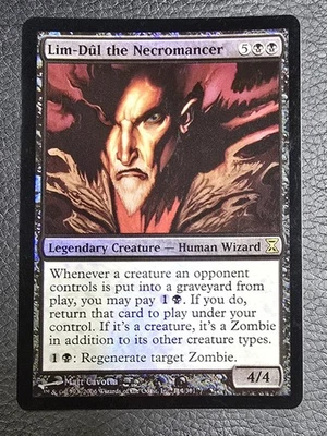 Lim-Dul the Necromancer Time Spiral Foil LP MTG Magic Card - Image 1 of 2