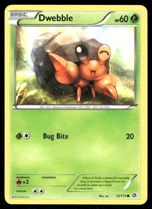 Pokemon Tcg Dwebble #13 Pokemon Legendary Treasures LP - Picture 1 of 2