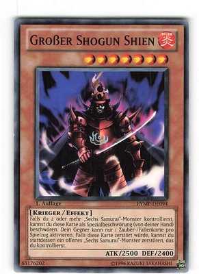 Yugioh GROßER SHOGUN SHIEN , rymp-de094 Common deutsch Near Mint 1. Auflage - Bild 1 von 2