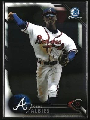 2016 Bowman #BCP110 Ozzie Albies Chrome Prospects - Image 1 of 2