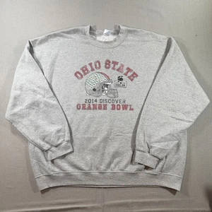 Ohio State Buckeyes Pullover Fleecepullover Herren 2XL grau Retro Heavy University - Bild 1 von 7