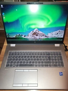 HP Zbook Fury 17 G8 Laptop Intel I7-11850H 64GB RAM 1TB SSD Nvidia RTX A2000 4GB - Picture 1 of 14