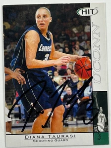 Signierte Diana Taurasi U-CONN Basketball Karte mit JSA - Bild 1 von 2