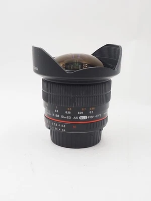 Rokinon 12mm f/2.8 ED AS NCS Fisheye lens for Nikon (U38972) US RESIDENTS ONLY - Image 1 of 4