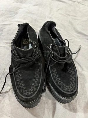 T.U.K Originales Años 90 Racer Creepers Talla 9 Hecho en Inglaterra Plataforma Foto 1 de 4