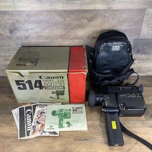 Cámara de película Canon 514XL-S Canosound con estuche, caja original. Probado sin cinta - Imagen 1 de 23